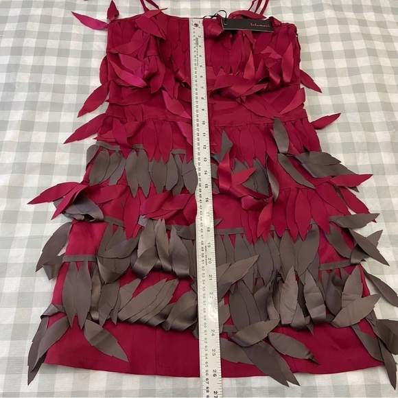 New With Tags Lulumari funky dress bodycon western danse line pink grey medium - Picture 13 of 16